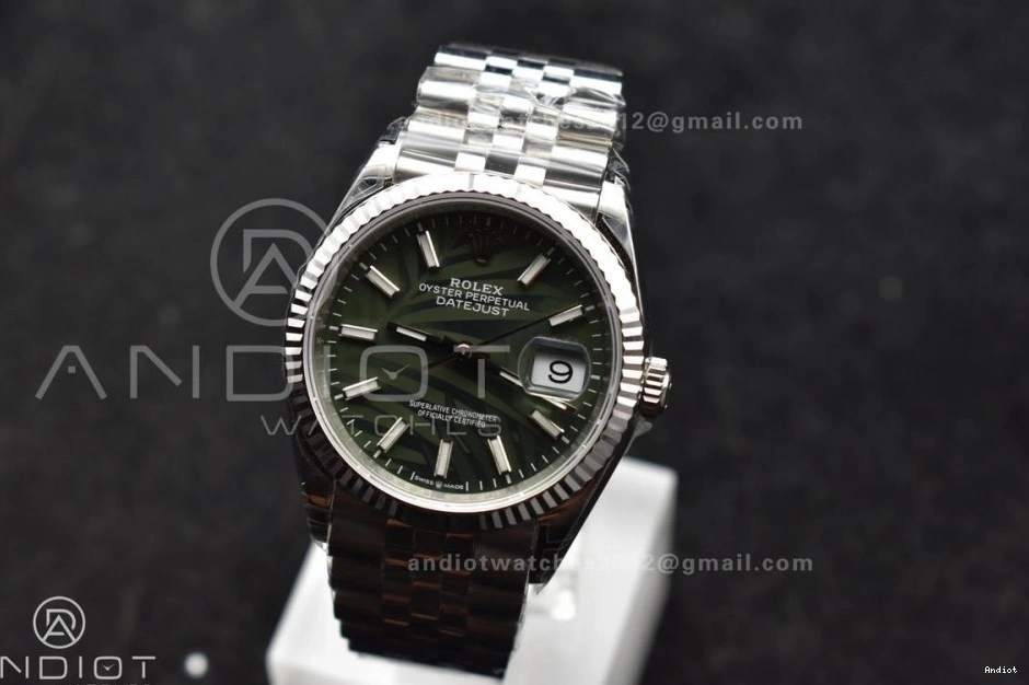 Dial 36 VS3235 1:1 Bracelet 904L on VSF Jubilee Leaf 126234 DateJust Edition SS Best Steel Green 0403